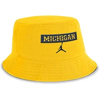 Men's Jordan Brand  Maize Michigan Wolverines Apex Bucket Hat