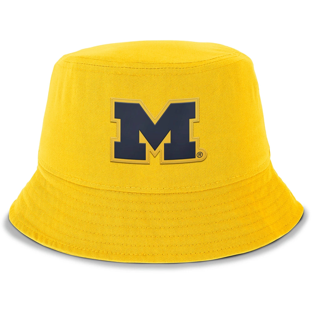 Men's Jordan Brand  Maize Michigan Wolverines Apex Bucket Hat