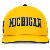 Men's Jordan Brand  Maize Michigan Wolverines Athletics Pro Adjustable Hat