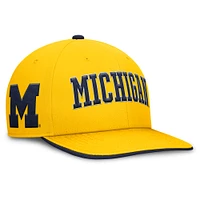 Men's Jordan Brand  Maize Michigan Wolverines Athletics Pro Adjustable Hat