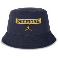 Men's Jordan Brand  Navy Michigan Wolverines Apex Bucket Hat