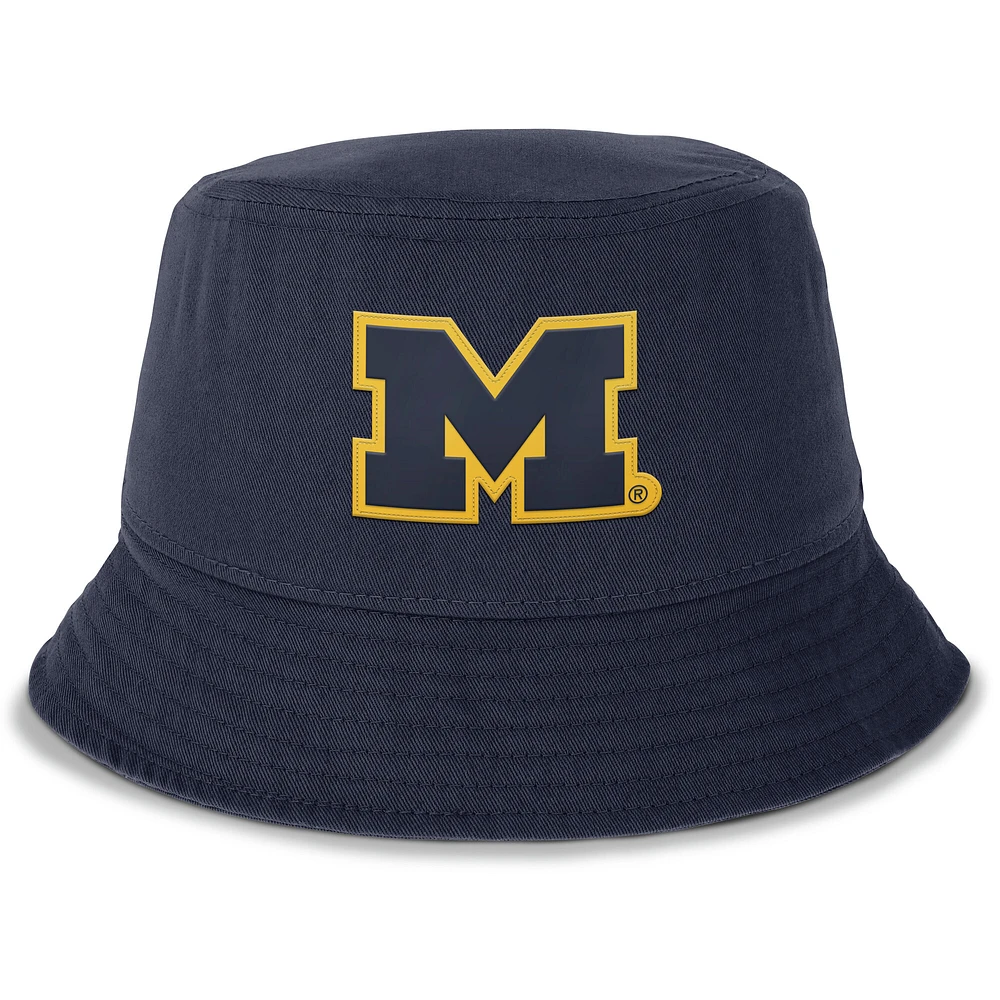 Men's Jordan Brand  Navy Michigan Wolverines Apex Bucket Hat