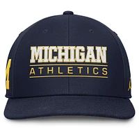 Men's Jordan Brand Navy Michigan Wolverines Athletics Pro Adjustable Hat