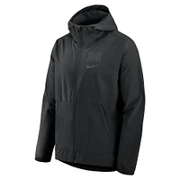 Men's Nike  Black Michigan Wolverines Performance Full-Zip Woven Jacket