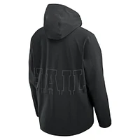 Men's Nike  Black Michigan Wolverines Performance Full-Zip Woven Jacket