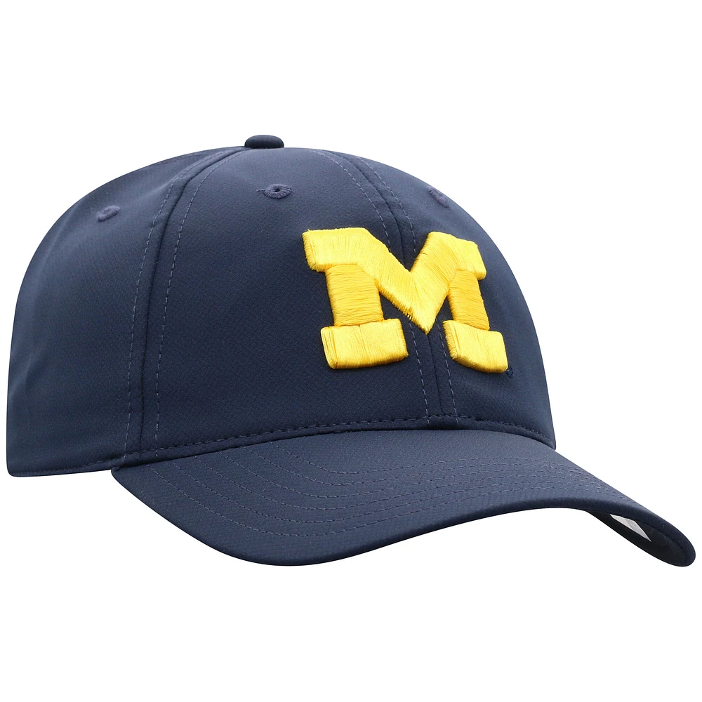 Men's Top of the World  Navy Michigan Wolverines Victory Trainer Adjustable Hat
