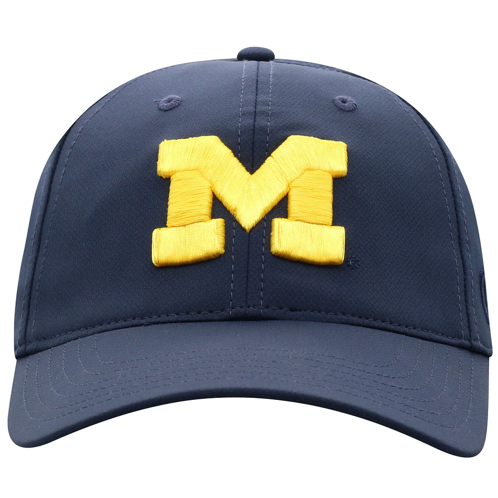 Men's Top of the World  Navy Michigan Wolverines Victory Trainer Adjustable Hat