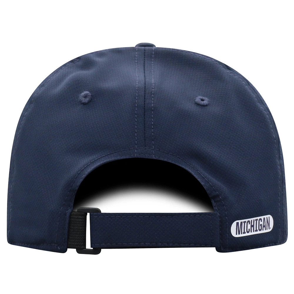 Men's Top of the World  Navy Michigan Wolverines Victory Trainer Adjustable Hat
