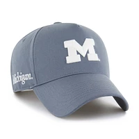 Casquette ajustable Michigan Wolverines Foundation Offside 47 grise pour homme