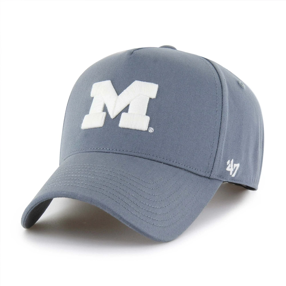 Casquette ajustable Michigan Wolverines Foundation Offside 47 grise pour homme