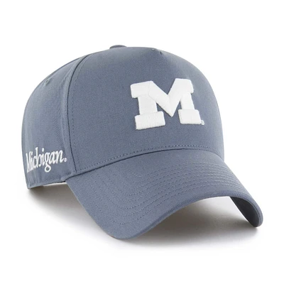 Casquette ajustable Michigan Wolverines Foundation Offside 47 grise pour homme
