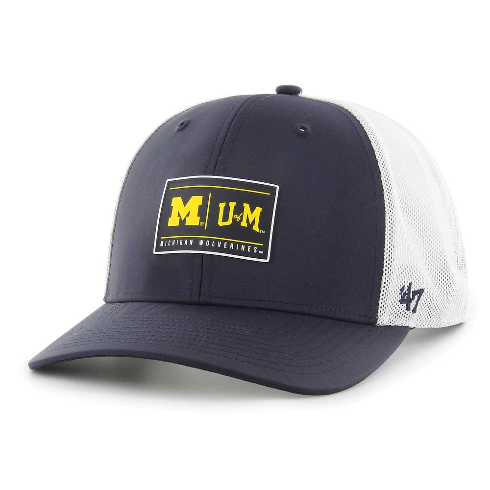 Men's '47 Navy Michigan Wolverines Bonita Brrr Hitch Adjustable Hat