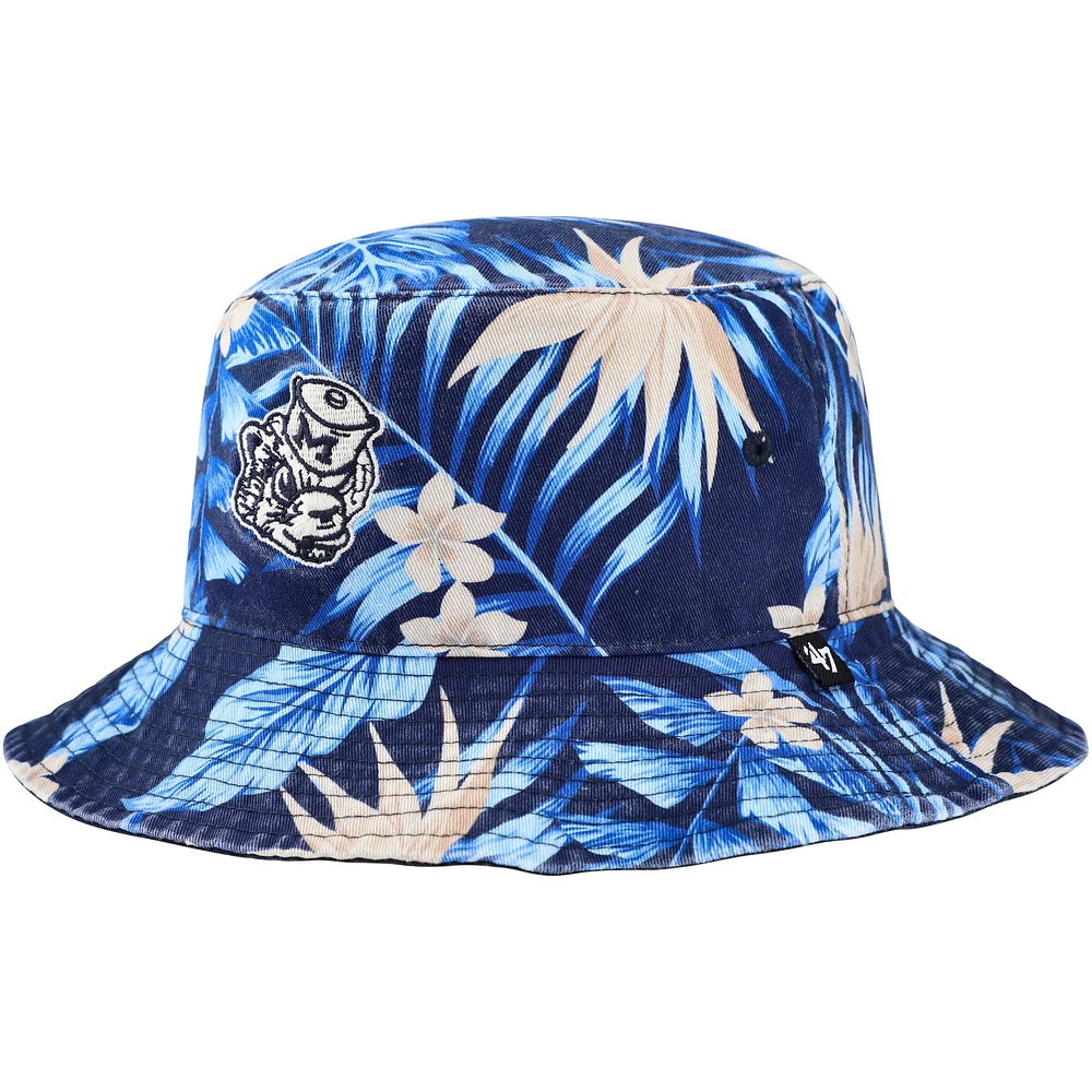 Men's '47 Navy Michigan Wolverines Tropicalia Bucket Hat