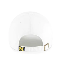 Casquette ajustable blanche « 47 Michigan Wolverines Clean Up » pour homme