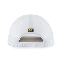 Men's '47 White Michigan Wolverines Condor Hitch brrr° Adjustable Hat