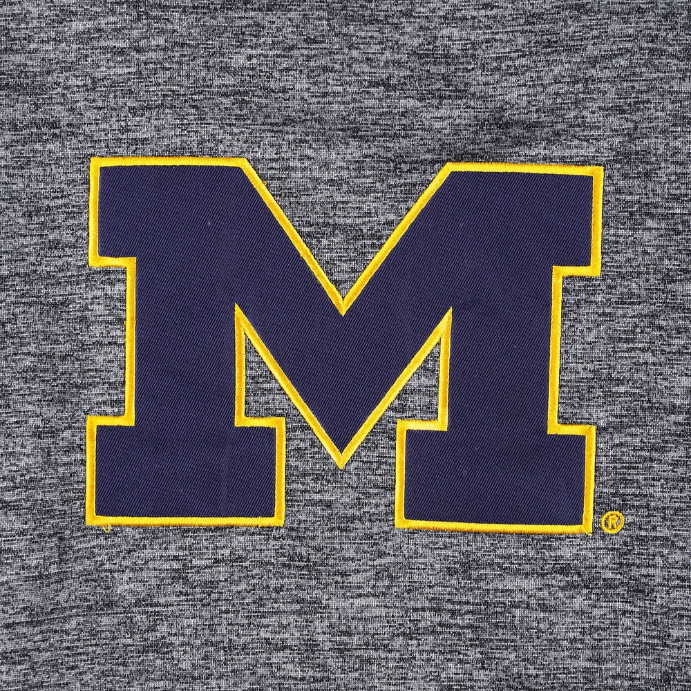 Men's Charcoal Michigan Wolverines Camo Pullover Hoodie