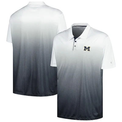 Men's Colosseum Charcoal Michigan Wolverines Magic Polo