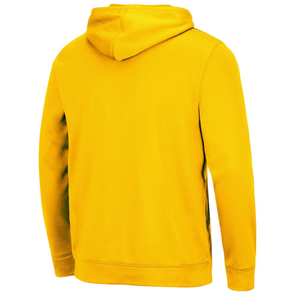 Men's Colosseum Maize Michigan Wolverines Lantern Pullover Hoodie