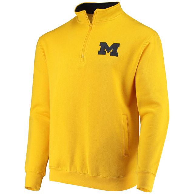 Colosseum Maize Michigan Wolverines Tortugas Logo Quarter-Zip Jacket pour homme