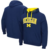 Sweat à capuche Colosseum Navy Michigan Wolverines Big & Tall Arch Logo 2.0 pour homme