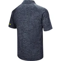 Men's Colosseum Navy Michigan Wolverines Down Swing Polo