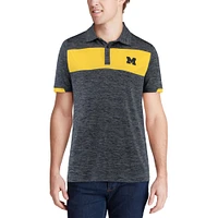 Men's Colosseum Navy Michigan Wolverines Nelson Polo