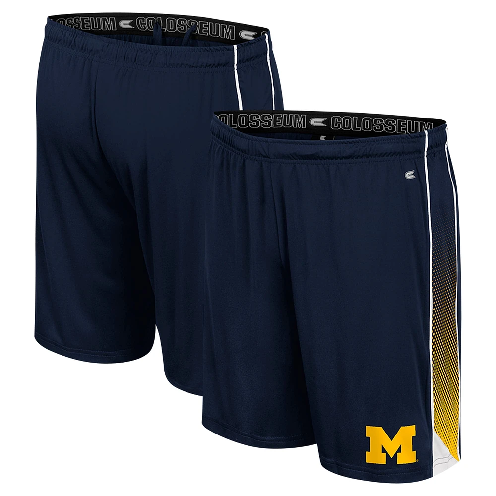 Short en ligne Colosseum Navy Michigan Wolverines pour hommes