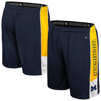 Men's Colosseum Navy Michigan Wolverines Quantum Shorts