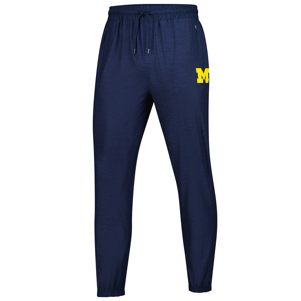 Men's Colosseum Navy Michigan Wolverines Revolution Jogger Pants