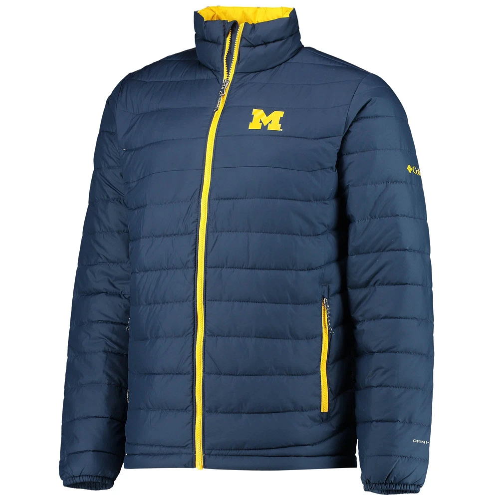 Blouson Columbia Wolverines Powder Lite Bleu Marine pour Homme