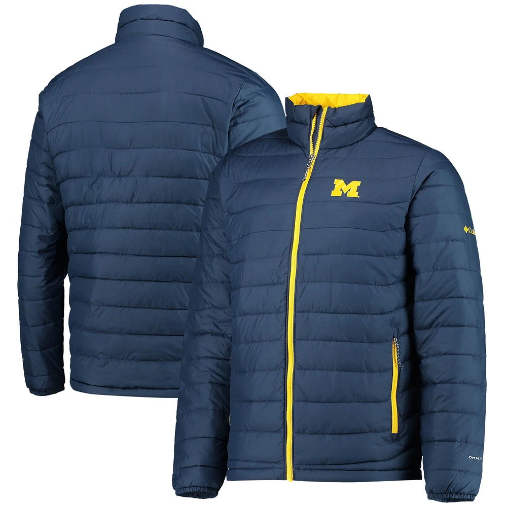 Blouson Columbia Wolverines Powder Lite Bleu Marine pour Homme