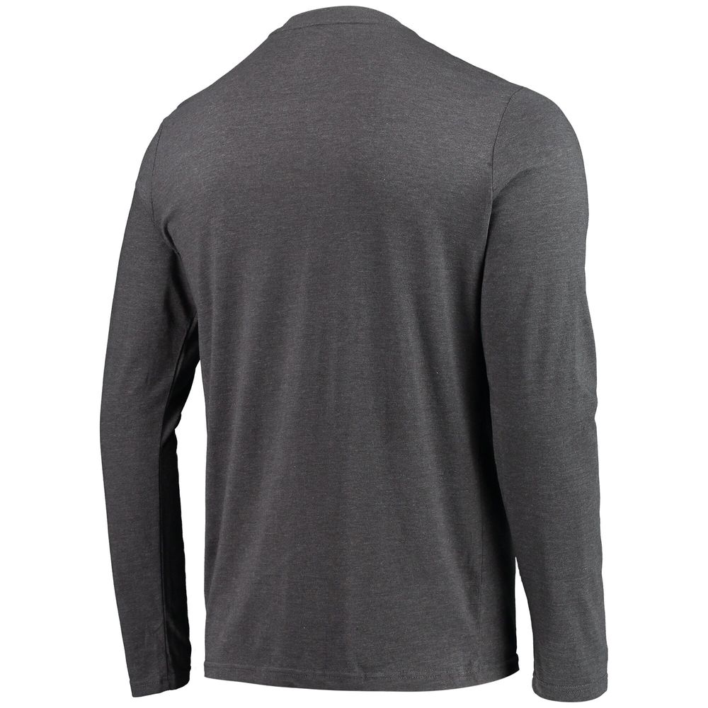 Men's Concepts Sport Navy/Heathered Charcoal Michigan Wolverines Meter Long Sleeve T-Shirt & Pants Sleep Set