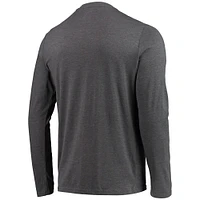 Men's Concepts Sport Navy/Heathered Charcoal Michigan Wolverines Meter Long Sleeve T-Shirt & Pants Sleep Set