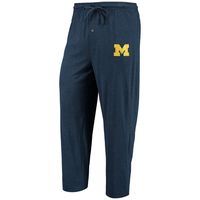 Men's Concepts Sport Navy/Heathered Charcoal Michigan Wolverines Meter Long Sleeve T-Shirt & Pants Sleep Set