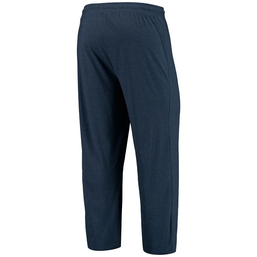 Men's Concepts Sport Navy/Heathered Charcoal Michigan Wolverines Meter Long Sleeve T-Shirt & Pants Sleep Set