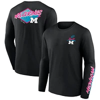 Men's Fanatics Black Michigan Wolverines Spring Break Long Sleeve T-Shirt