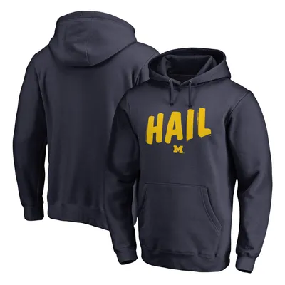 Michigan Wolverines Fanatics Branded Hometown Collection Pullover Hoodie - Navy