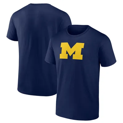 Men's Fanatics Branded Navy Michigan Wolverines Primary Logo T-Shirt