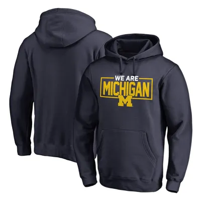 Michigan Wolverines Fanatics Branded We Are Icon Pullover Hoodie - Navy