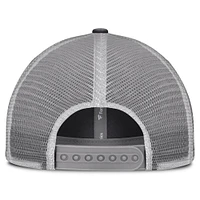 Casquette ajustable Ionic Trucker pour hommes Fanatics Anthracite Michigan Wolverines