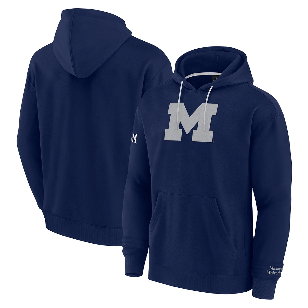 Sweat à capuche Pace Michigan Wolverines bleu marine Fanatics pour homme