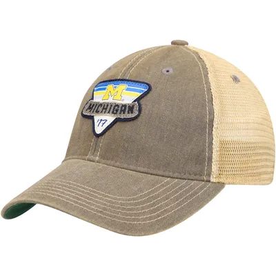 Michigan Wolverines Legacy Point Old Favorite Trucker Snapback Hat - Gray