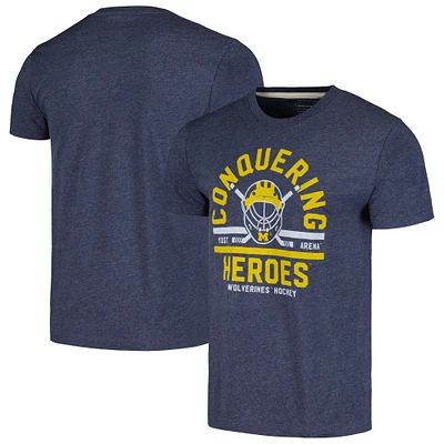 T-shirt pour hommes Homefield Heather Navy Michigan Wolverines