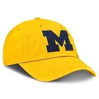 Casquette ajustable Jordan Brand Gold Michigan Wolverines Primetime Club pour homme