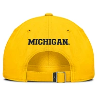 Casquette ajustable Jordan Brand Gold Michigan Wolverines Primetime Club pour homme