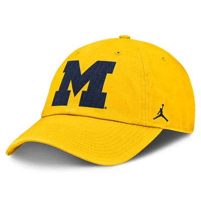 Casquette ajustable Jordan Brand Gold Michigan Wolverines Primetime Club pour homme