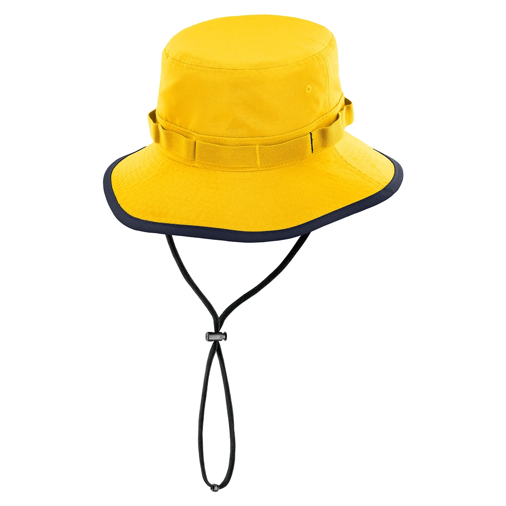 Men's Jordan Brand Maize Michigan Wolverines Apex Swoosh Boonie Hat