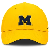 Men's Jordan Brand Maize Michigan Wolverines Club Performance Adjustable Hat
