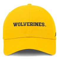 Casquette ajustable Jordan Brand Maize Michigan Wolverines Club Tri-Glide pour homme