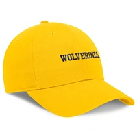 Casquette ajustable Jordan Brand Maize Michigan Wolverines Club Tri-Glide pour homme